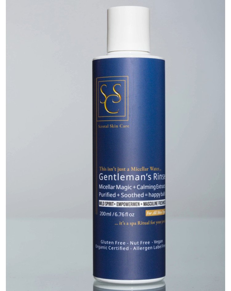 Gentleman’s Rinse – Micellar Water for Face & Delicate Areas