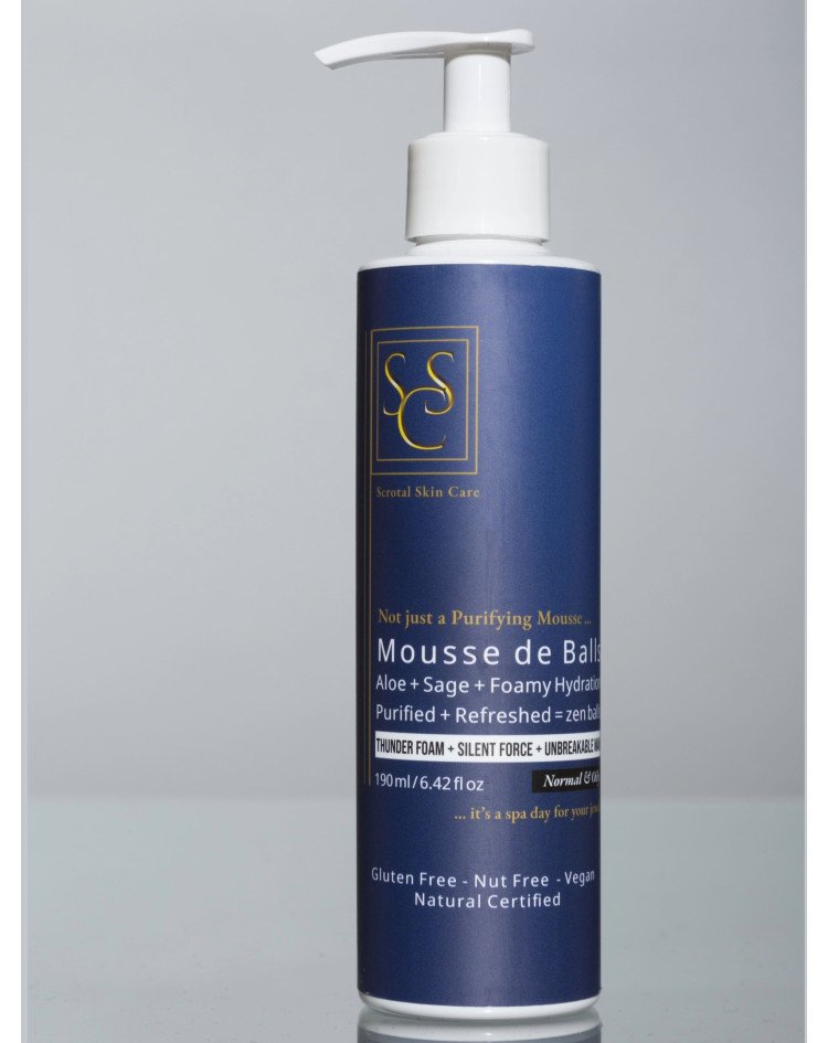 Mousse De Balls – Purifying Mousse Cleanser for Face & Delicate Areas