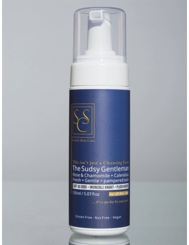 The Sudsy Gentleman – Luxurious Organic Cleansing Foam for Face & Delicate Areas
