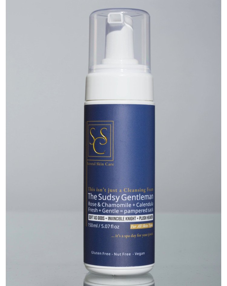 The Sudsy Gentleman – Luxurious Organic Cleansing Foam for Face & Delicate Areas